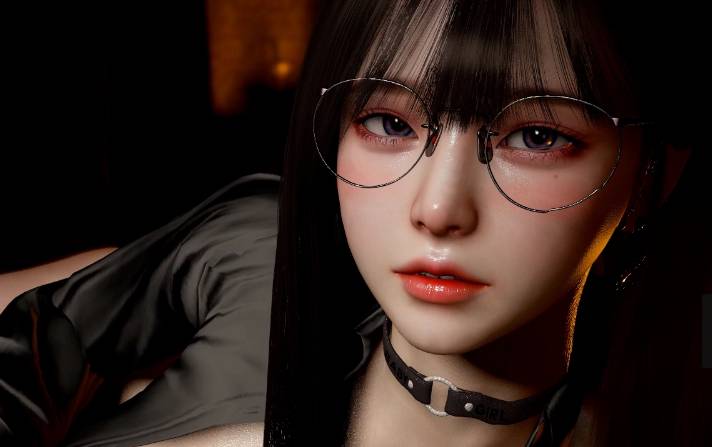 VAM超美眼镜女神粉毛女仆