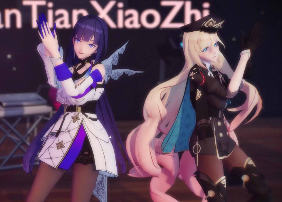 Shantianxiaozhi大佬MMD全系列作品合集：崩坏3 布洛妮娅+雷电芽衣[整合/33G]