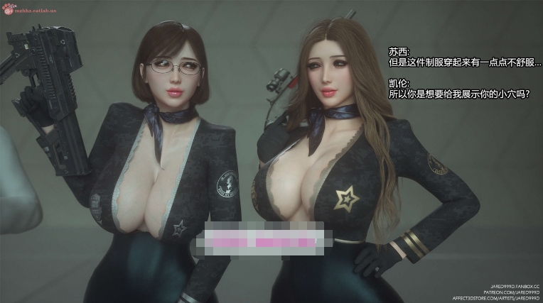 [3D漫画] 【3D全彩/无修】[Jared999D]食人魔的起源 00-03★超高画质渲染 (完/巨乳反差/母狗)【304M】