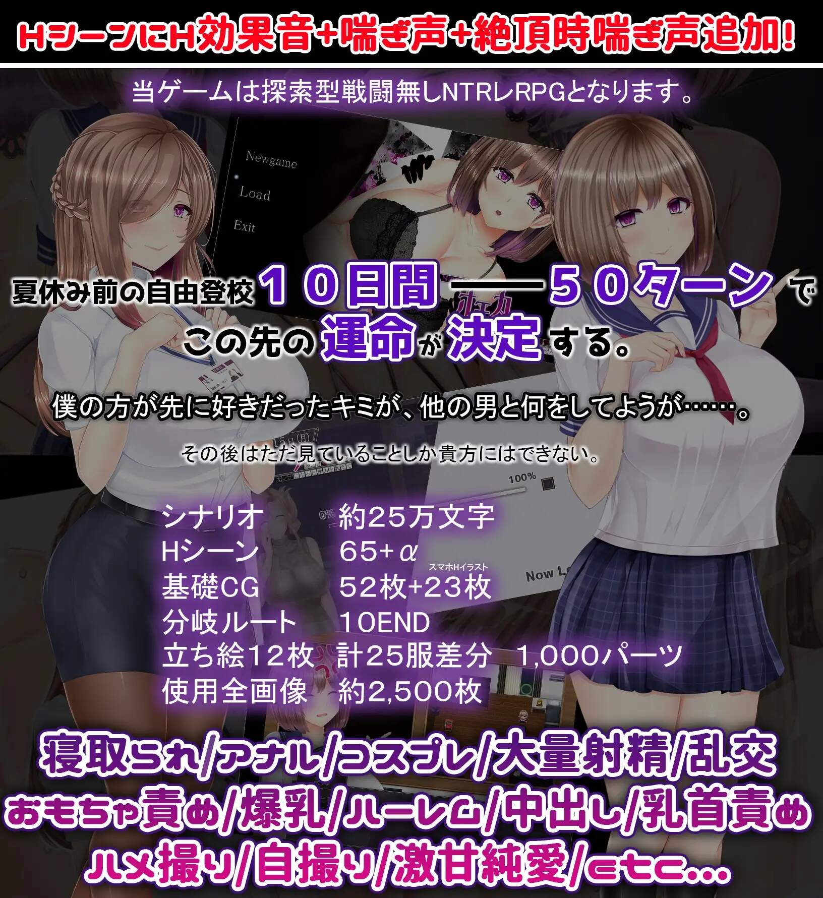 [日系] 我最喜欢的幼驯染成为了别人的绒布球 AI汉化版[1月新作/1.5G]