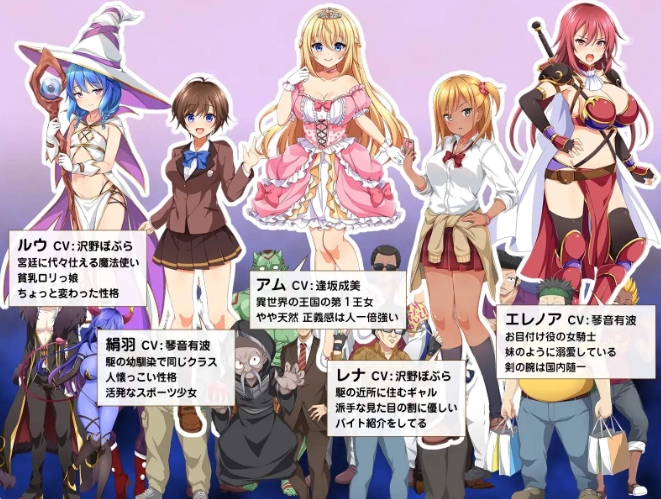 [日系] 异世界公主降临现世！AI汉化挂载版+全CG存档[新汉化/1.3G]