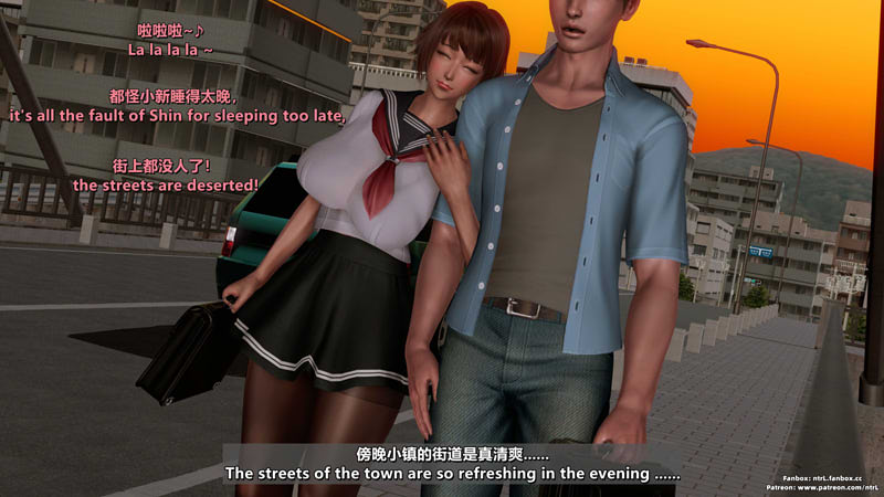 [3D漫画] [3D无修]又纯又婊的女友小爱-游泳训练篇[反差/NTR/双视角][505M]
