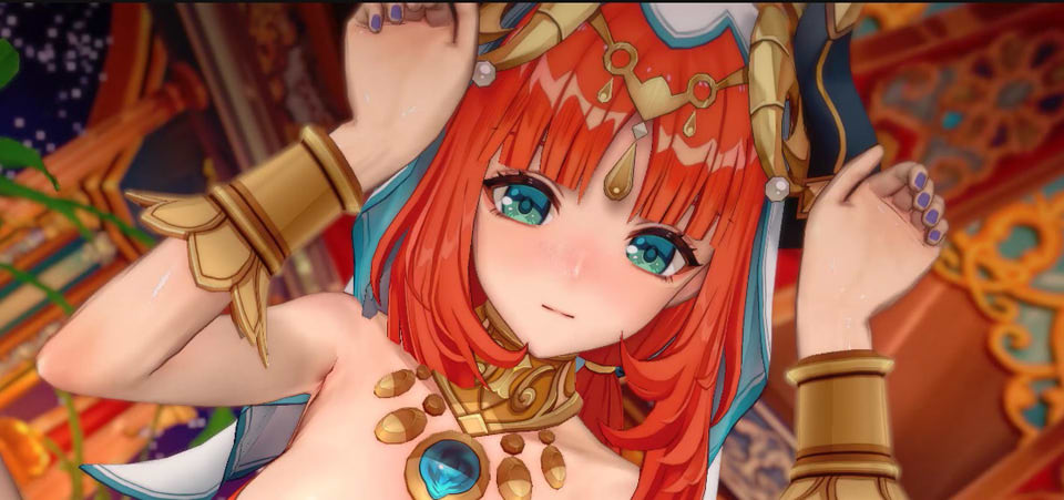 BigG/AlphaG 3月新作：原神妮露+花火 堕落与黑哥大金棒 2K无修版[新作/1G]