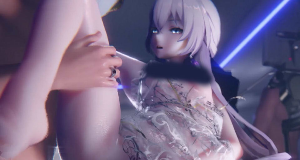 kamihikoki_mmd 8月新作：星铁镜流+三月七+卡芙卡妈妈 2K无修版[新作/2.6G]