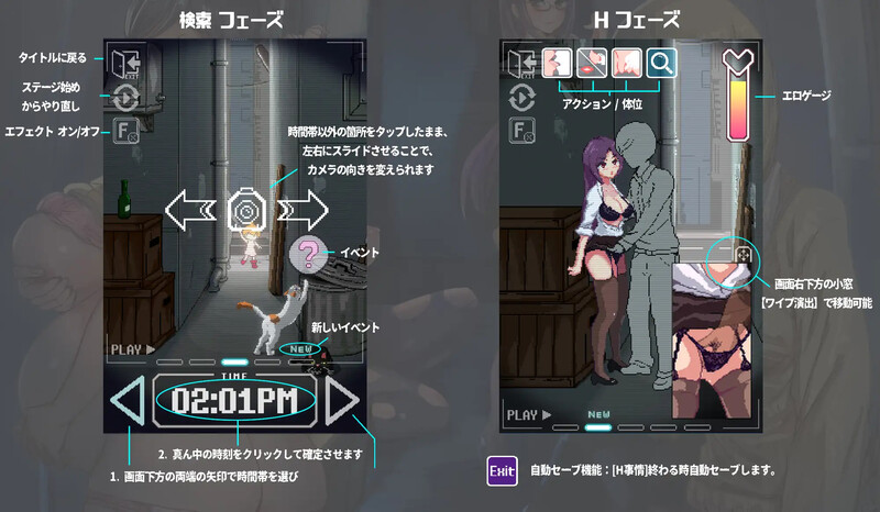 【爆款SLG/像素全动态/双端】小巷子里的秘密事情（裏路地ノ事情）V1.13 【双端-2.10G】