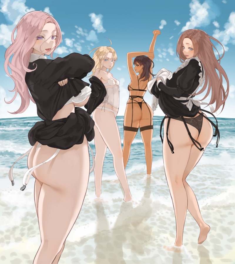 [2D漫画] 一个特别喜欢画女仆的大佬Throtem经典赛高永恒[46P-1.7G]