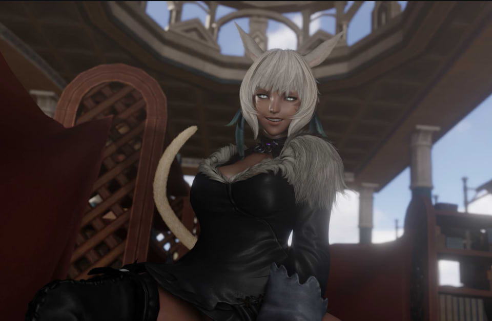 LazyProcrast 3月新作：Y’shtola 雅·修特拉-黑皮猫娘多姿势榨金 2K无修版