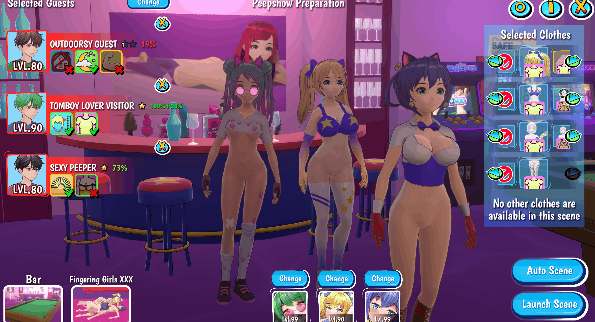 【SLG/动态/STEAM官中/步兵/口交/多P】窥淫别墅 – 后宫经理/Voyeur Villa – Harem Manager【1.1G】