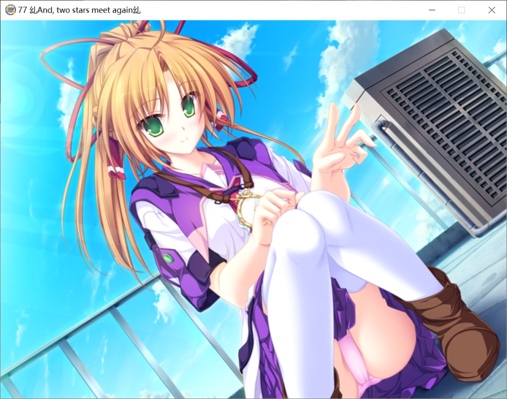【ADV/AI汉化/动态/制服/后宫/巨乳/乳交】77 ～和，两星再会之时~/77 ～And，two stars meet again～[+全CG存档]【4.0G】