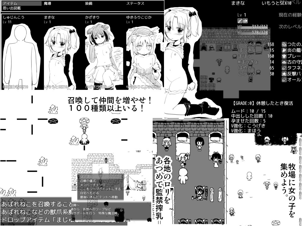 [高自由RPG/调教后宫/PC] 命中注定的召唤术 ヴィルネーメレト v1.201 AI个汉内嵌版 [1G]