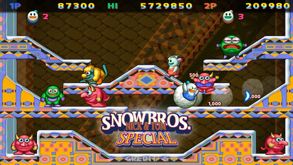 雪兄弟 特别版 纪念版|官方中文|Build.16782667-重制版-怪物挑战模式DLC+原版街机模式|解压即撸|