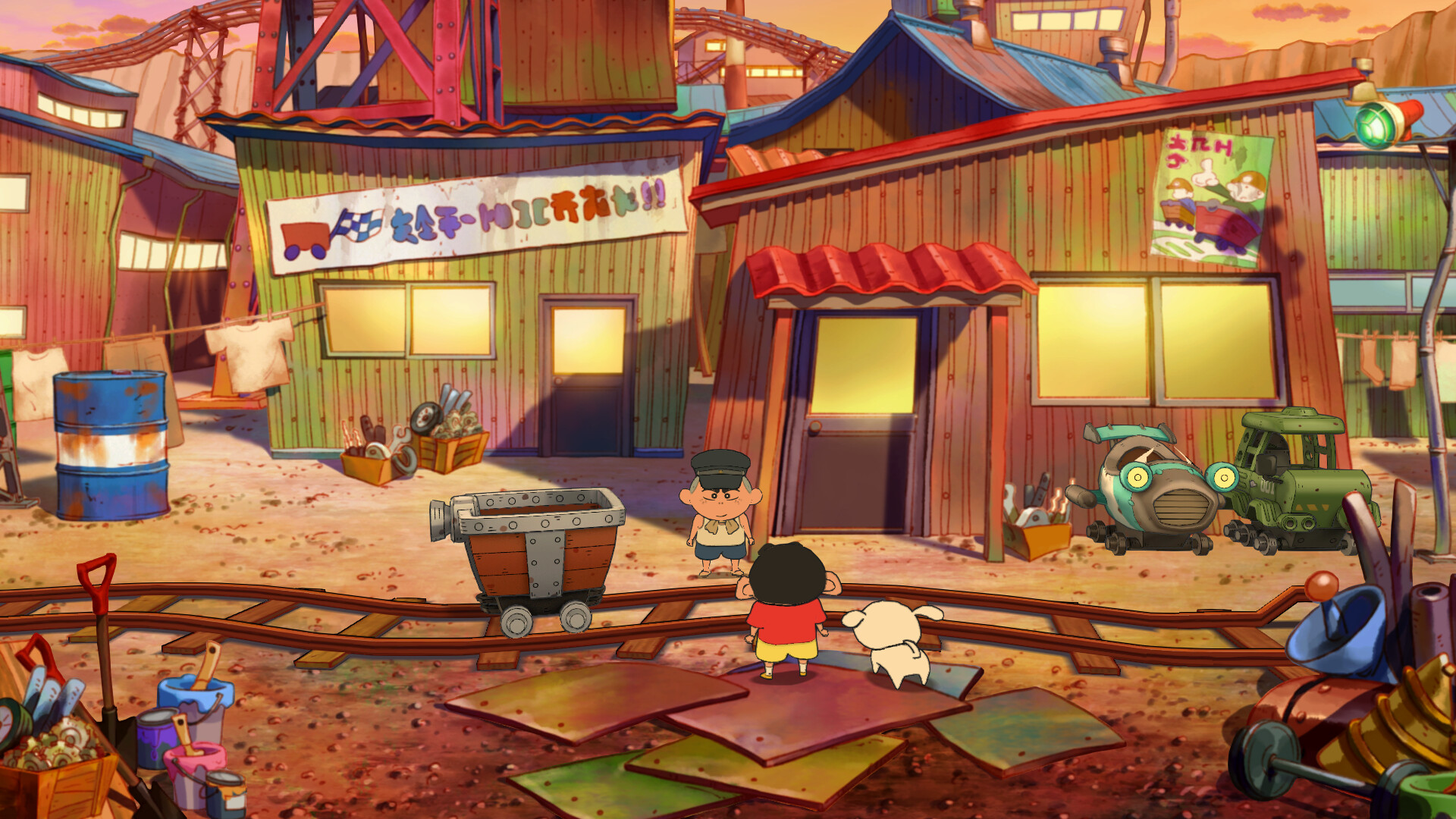 蜡笔小新“煤炭镇的小白”|豪华中文|Build.13770999-中文语音+全DLC-支持手柄|解压即撸|