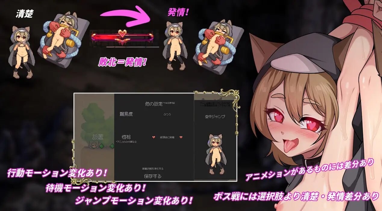 [动作ACT/像素动态/PC] 隐藏在欲望之城的异世界 欲望の城に隠された異世界 V1.0.7 DL官方中文 [500M]