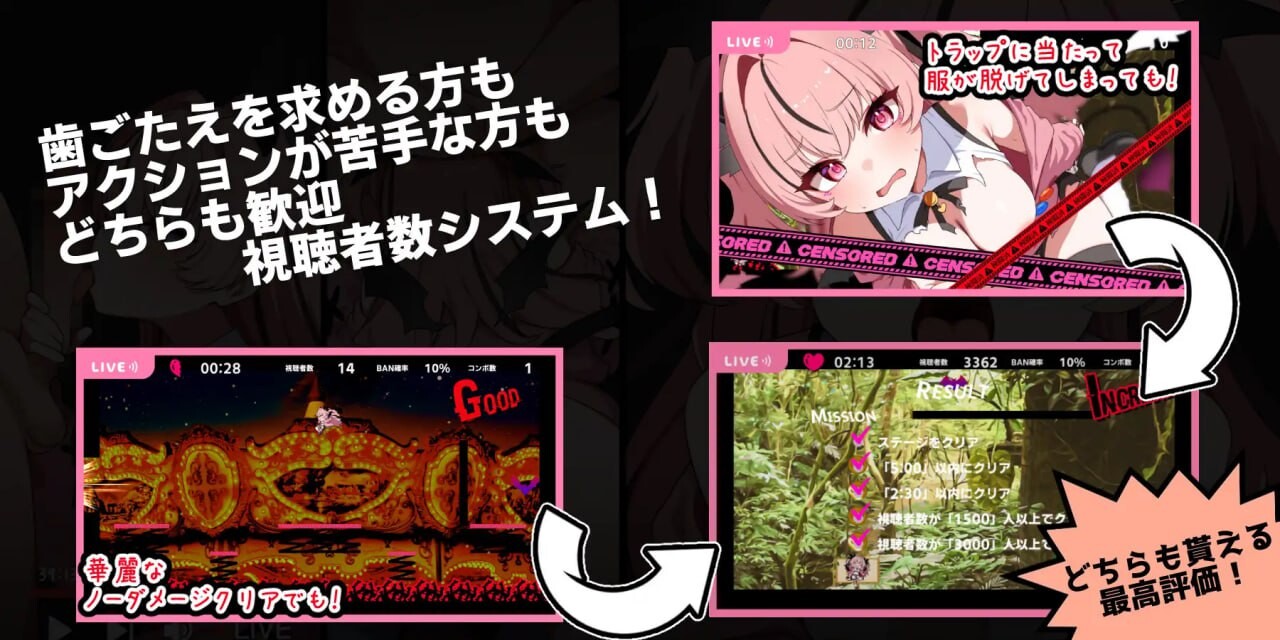 [动作ACT/动态/萝莉/更新/PC] 天菜直播!! アマナアライブ!! v1.3 机翻汉化版 [400M/百度]