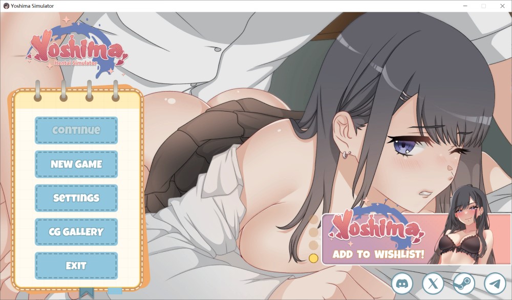 【SLG/STEAM官中/巨乳/动态】吉岛：合租生活/Yoshima: Hentai Simulator【3.5G】
