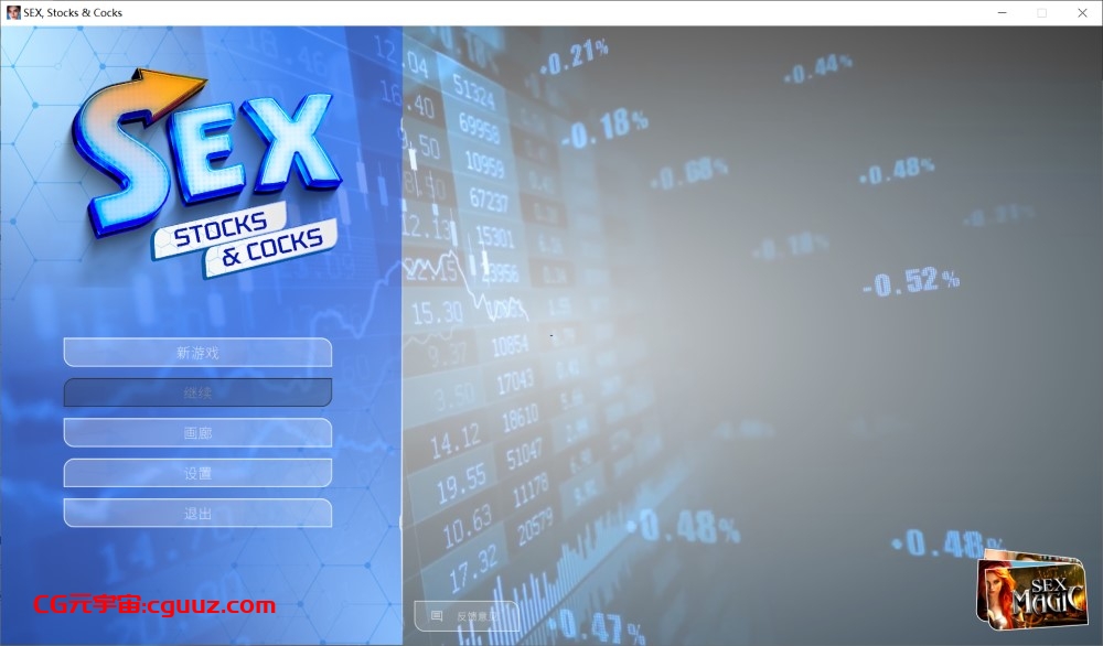 【SLG/STEAM官中/动态/3D】性、股票与欲望/SEX, Stocks & Cocks【3.6G】