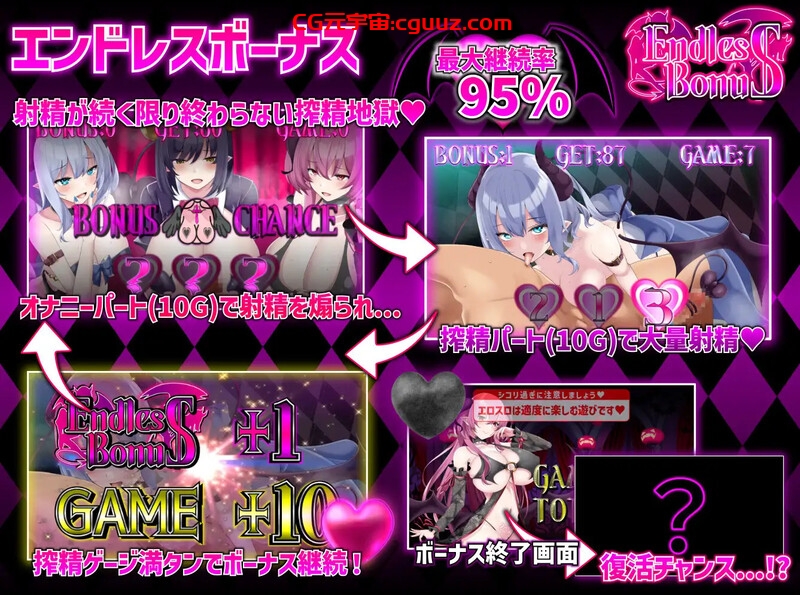 【棋牌肉鸽SLG/魅魔男受/动态2C】魅魔赌场 ～淫魔城魅魔～（サキュバスカジノ ~淫魔城サキュバス~）V1.09 [4.7G]