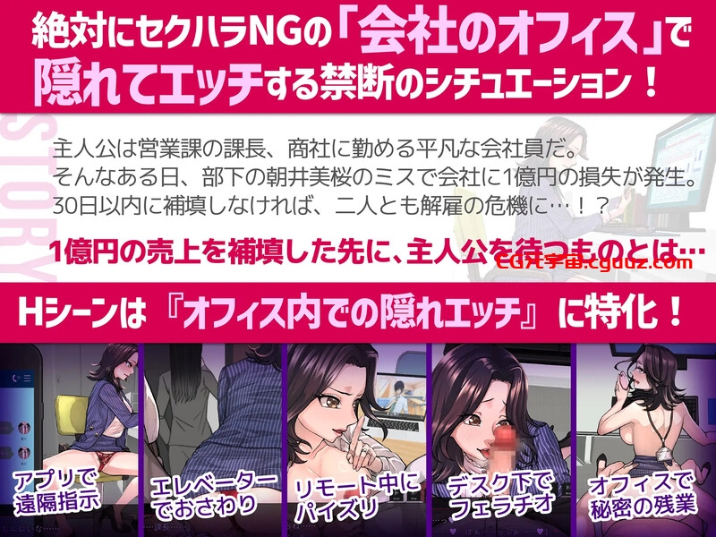 【互动SLG/职场NTL/汉化】职场骚扰模拟器（セクニケ-sexual communication-）V1.0 AI汉化【1.60G】