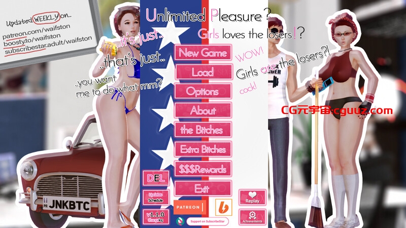 【欧美SLG/沙盒/动态/汉化】无限欢乐(Unlimited Pleasure) V1.1.0 汉化中文【双端-3.80G】