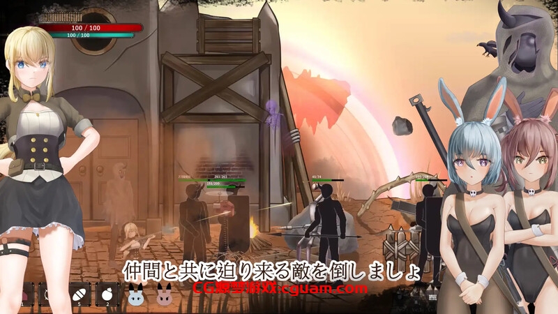 【动作ACT/全动态/官中】毁灭之地的女王（滅びた地の女王）V1.0 DL官中【300MB】
