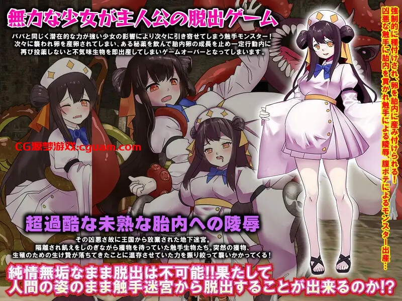 【回合RPG/异种X/汉化】少女掉在了触手迷宫的最深处…（その少女が落ちたのは触手迷宮の最深部でした…）V1.0 AI汉化【1.20G】
