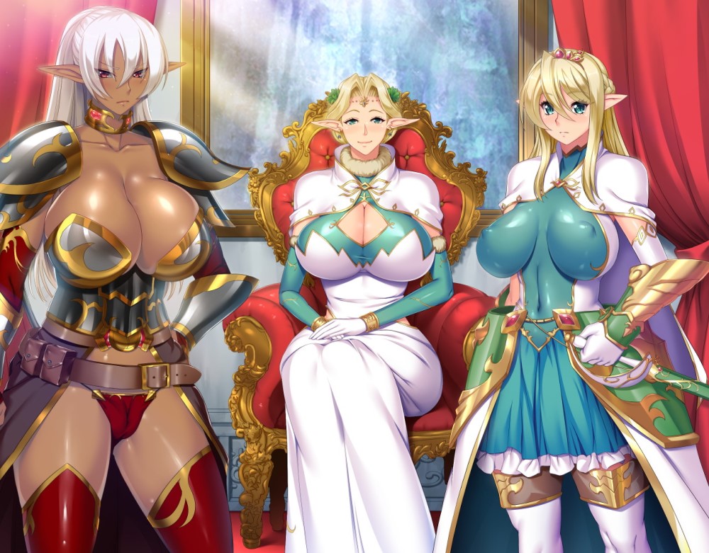 [日系ADV/拔作] 巨乳精灵母娘催眠：母女存在的意义 AI汉化版+全CG包[3.8G]