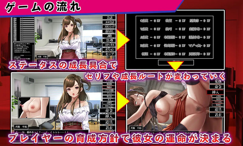 【调教SLG/全动态/汉化】女大学生犬饲千和调教日记（女子大生犬飼千和しつけ日誌）V1.0 AI汉化【1.30G】
