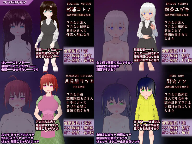 【桌游SLG/羞辱暗示/汉化】催眠改造双六～催眠人偶・常识改造・认知错乱・精神物品化～（催眠改変すごろく～催眠人形・常識改変・認識誤認・精神物品化～）V1.0 AI汉化【双端-1.60G】