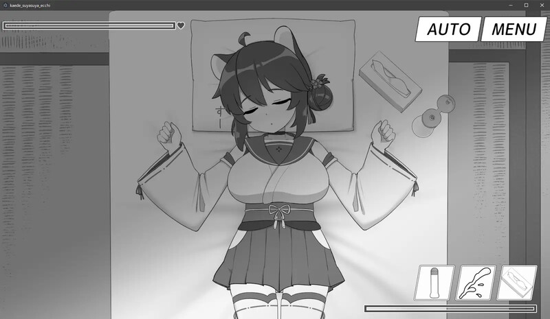 【互动SLG/触摸抚摸/生肉】对安稳入睡的枫涩涩（カエデすやすやえっち）V1.1.3 原版JP【300M】