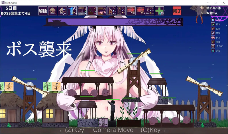 【塔防SLG/动态/生肉】飞蛾的产卵期~最后的村庄~(蛾の産卵期~最後の村~)V1.0 原版JP【2.70G】