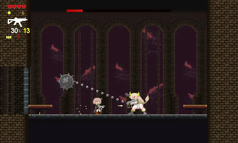 【动作ACT/像素全动态/生肉】驱魔人枪手（EXOrcist GUNNER）V1.0.1 原版JP-EN【120M】