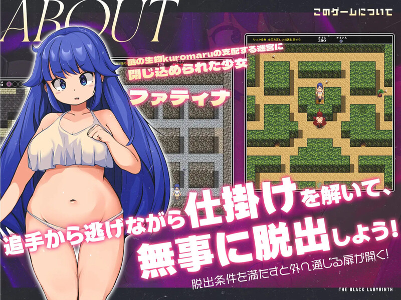 【脱出ACT/像素全动态/官中】The Black Labyrinth(黒の迷宮) V1.3 STEAM官中【300M】