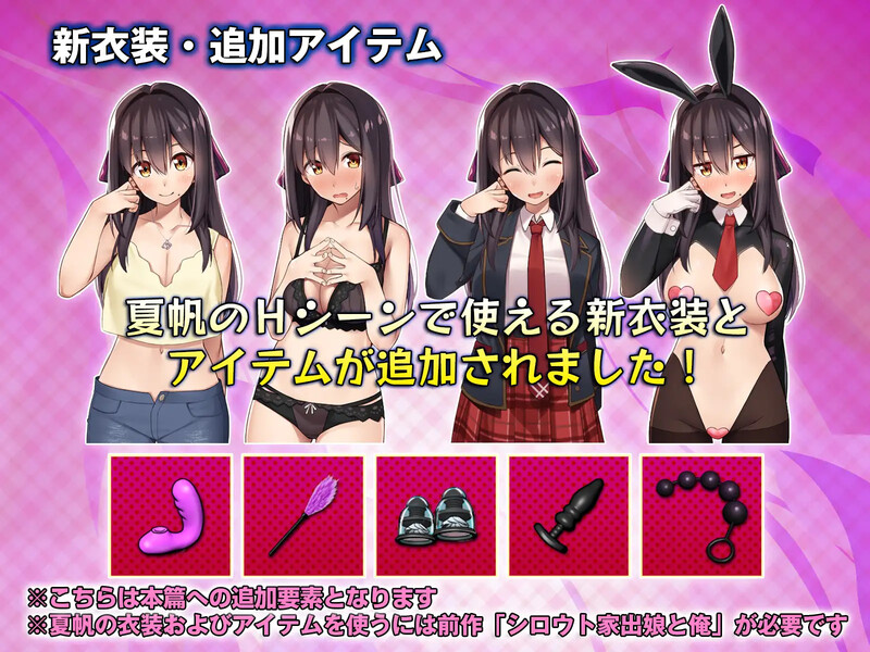 【爆款SLG/动态/汉化】外行离家少女与我 Sweet Days(シロウト家出娘と俺 Sweet Days)V1.0.2 AI汉化+DLC+官中【1.10G】