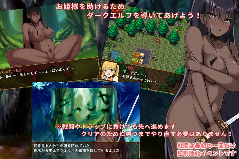 【回合RPG/百合/汉化】被捡到的精灵的感激之情（拾われエルフの恩返し）V1.0 内嵌AI汉化【双端-700M】