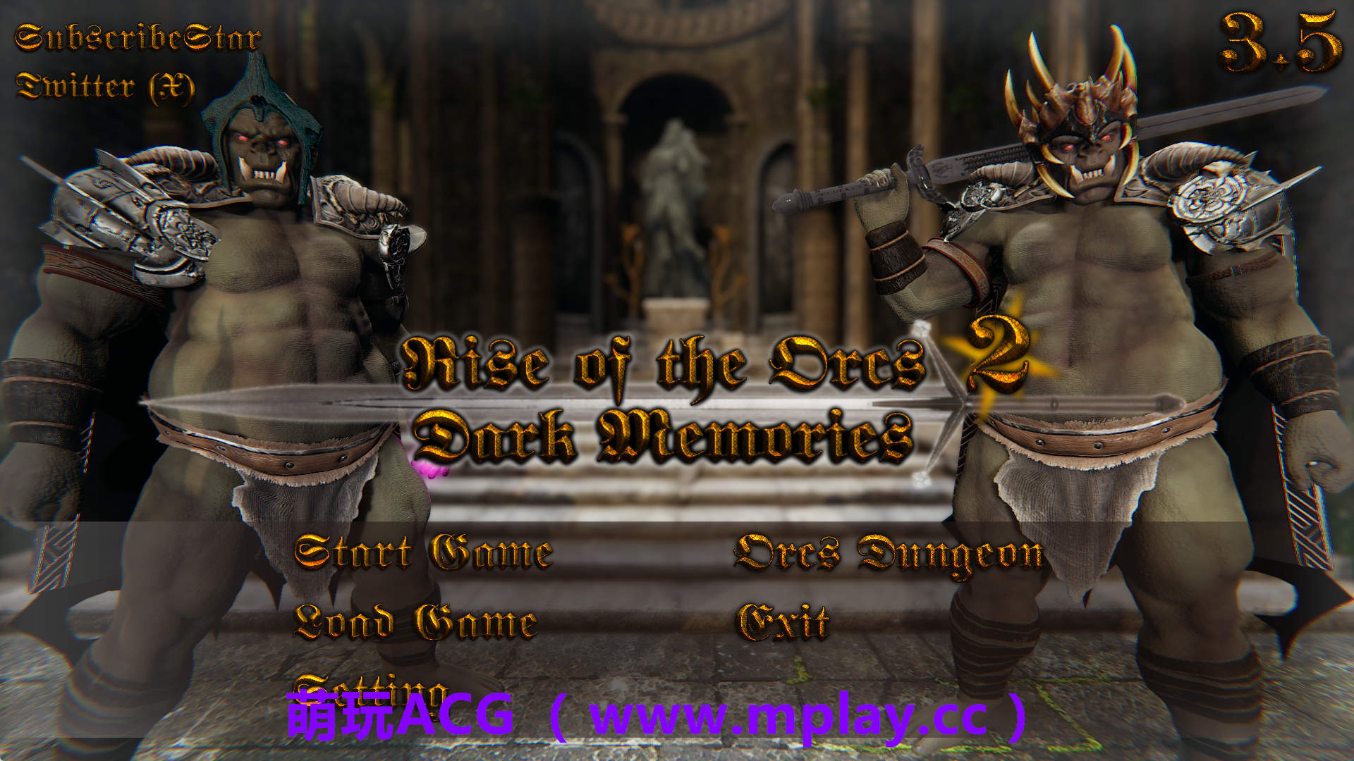 【PC/欧美SLG】兽人崛起2：黑暗记忆3.5b赞助 AI版【3.12G/汉化/动态/更新】