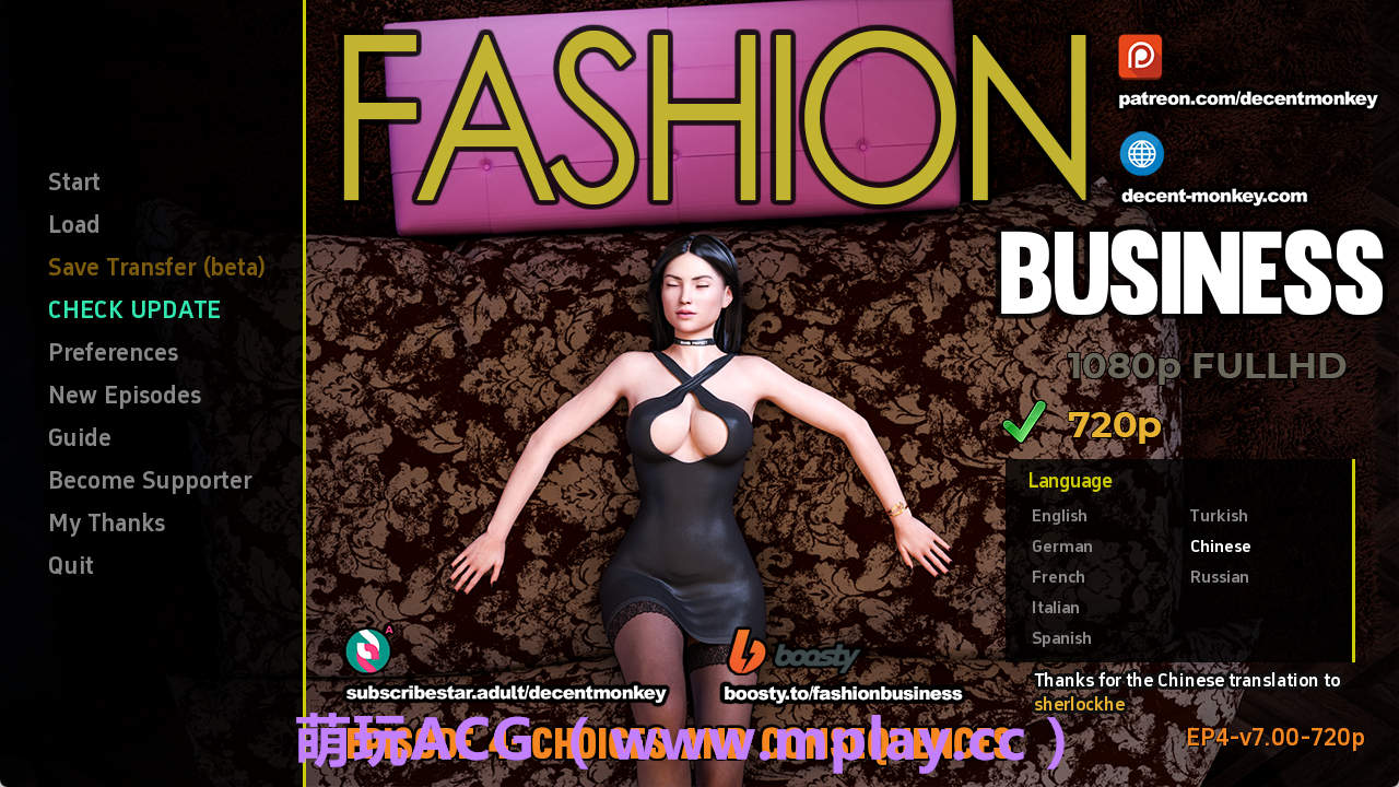 【PC/欧美SLG】时尚女王Ep.4 v10.00官中汉化版【3.49G/汉化/沙盒/更新】