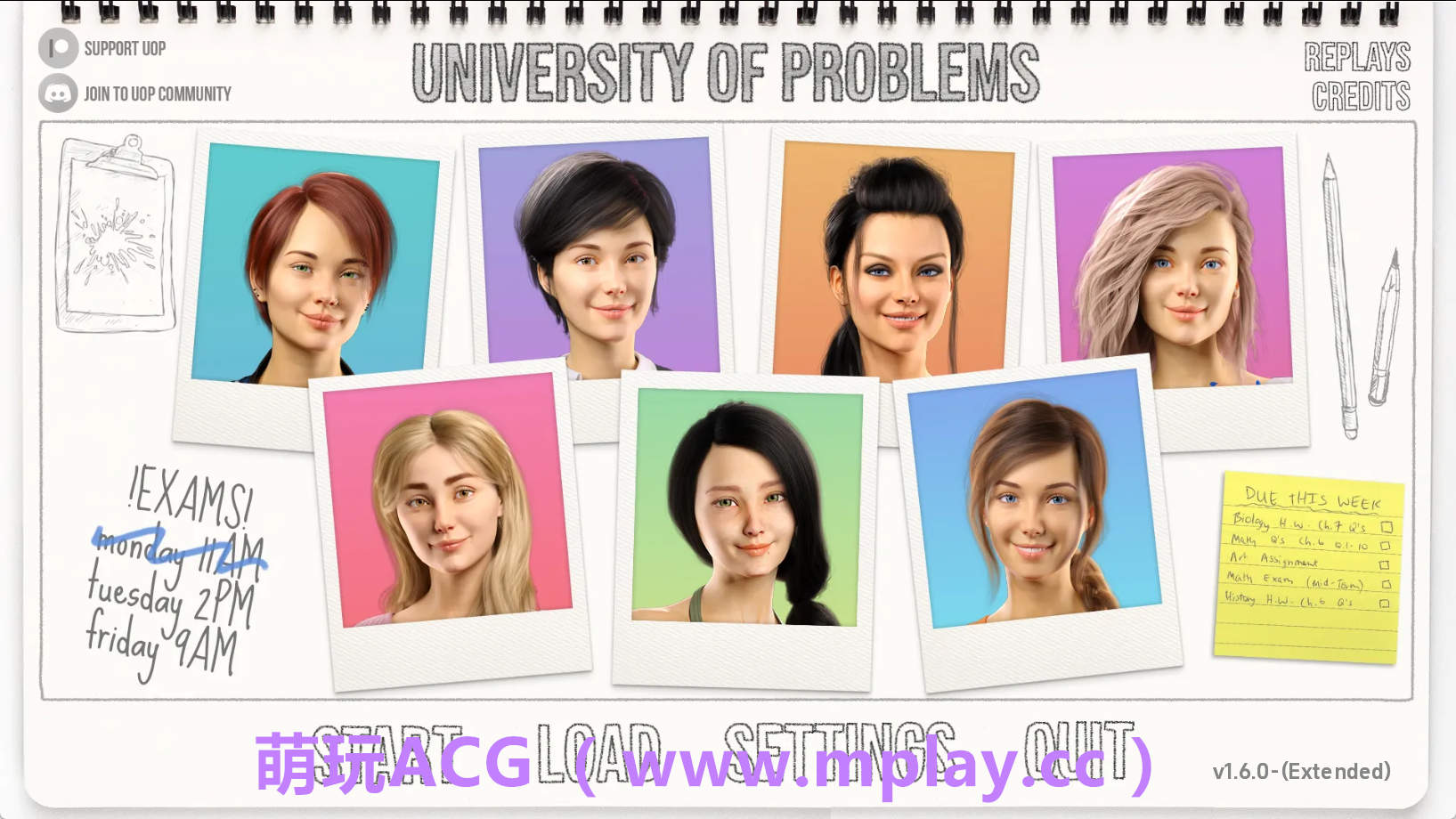 【PC+安卓+IOS/欧美SLG】学院情缘(别名：问题大学 )1.6.0汉化版【6.08G/汉化/动态/更新】