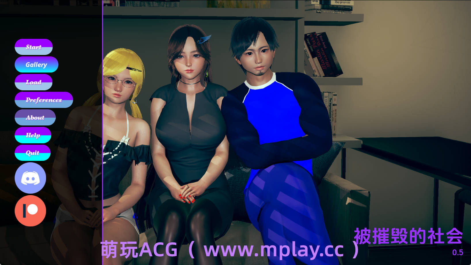 【PC+安卓+IOS/欧美SLG】社会被摧毁0.5汉化版【1.20G/汉化/动态/更新】