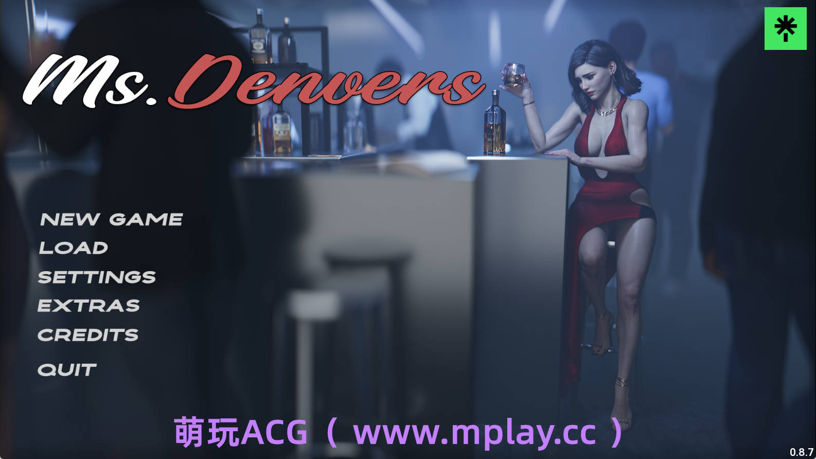 【PC+安卓+IOS/欧美SLG】丹弗斯小姐0.8.75汉化版【2.92G/汉化/动态/更新】