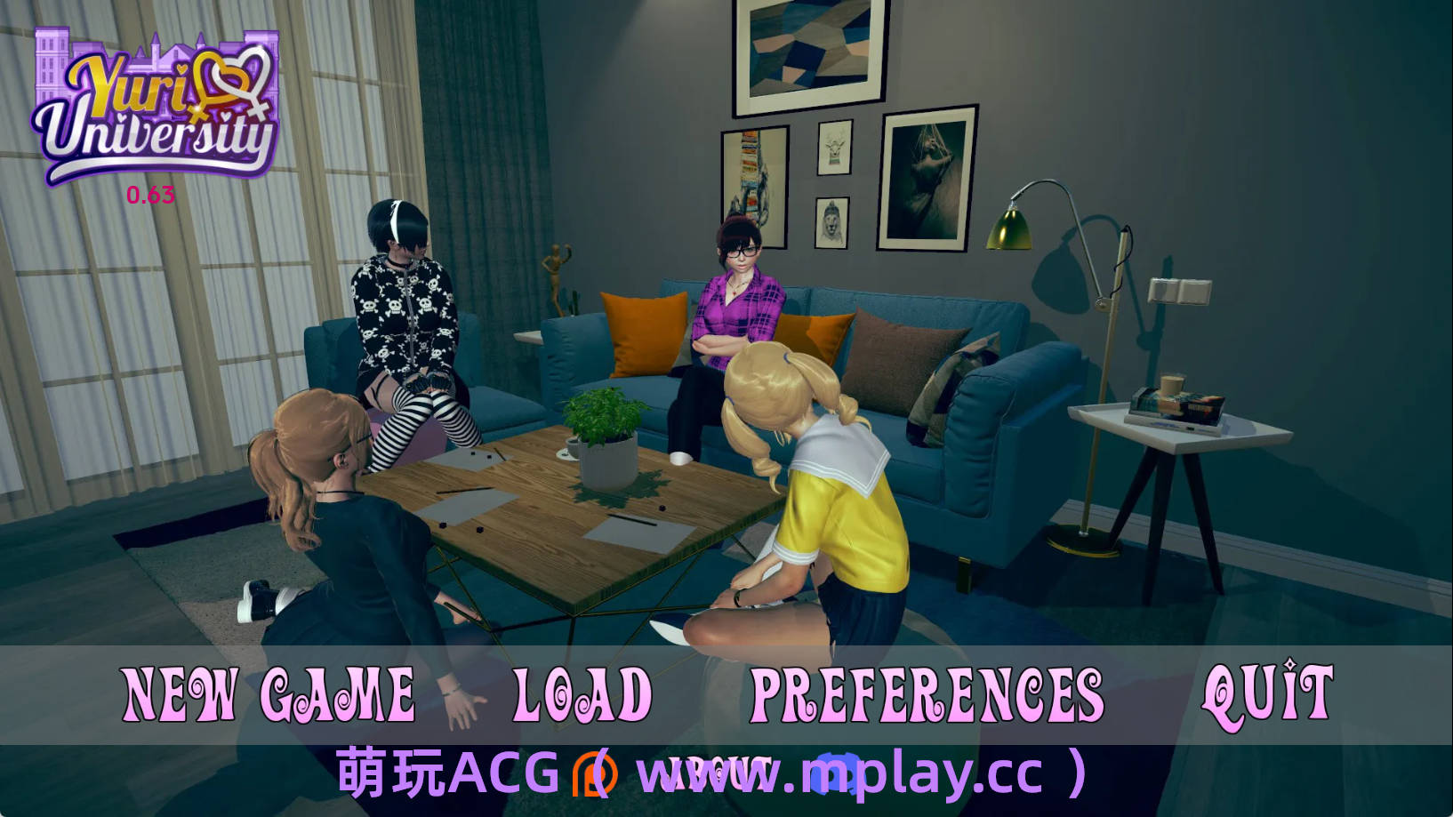 【PC+安卓+IOS/欧美SLG】尤里大学0.63汉化版【4.01G/汉化/动态/更新】