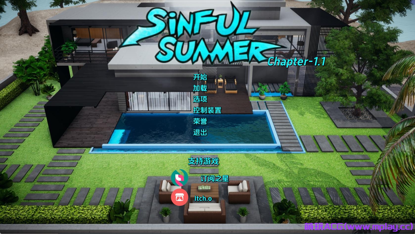 【PC+IOS/欧美SLG】罪恶的夏天：禁忌之爱的故事Ch.1.1汉化版【788MB/更新/汉化/动态】