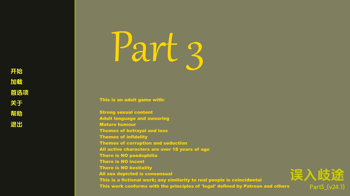 [PC/安卓+IOS/欧美SLG/汉化]误入歧途 格格不入 Misfits [Part 3 v24.1][3.87G]