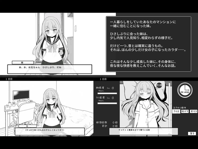 【互动SLG/动态/生肉】熟睡的妹妹与秘密关系(すやすや妹とヒミツの関係)V1.0 原版JP【600M】