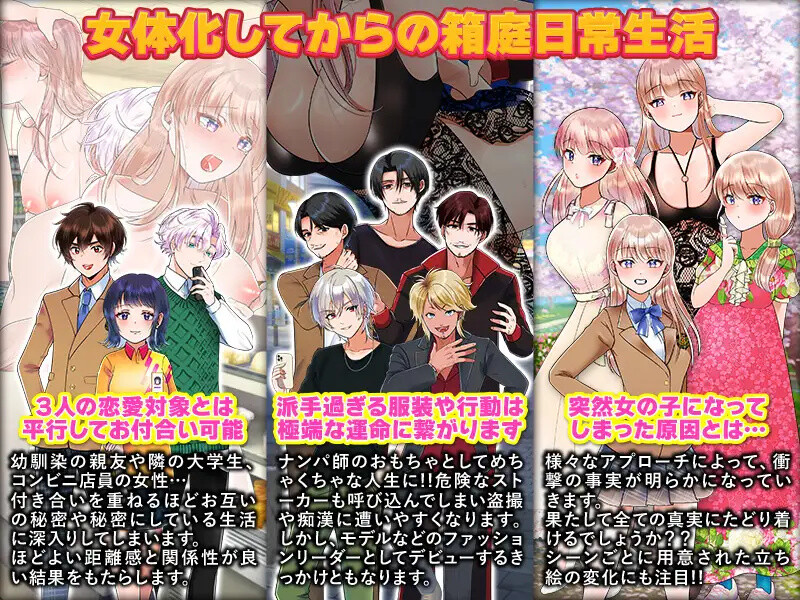 【探索RPG/生活日常/AI汉化】变成了女人（やめろよお前らっ!だから俺は男なんだってばっ!）V1.1 内置AI汉化【双端-900MB】