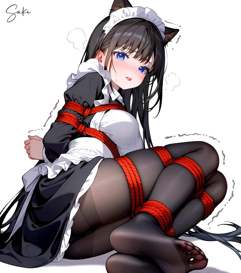 [2D漫画] [2D全彩][Saki (13005732)]乖巧的晚辈居然是M[AI绘画/245M]