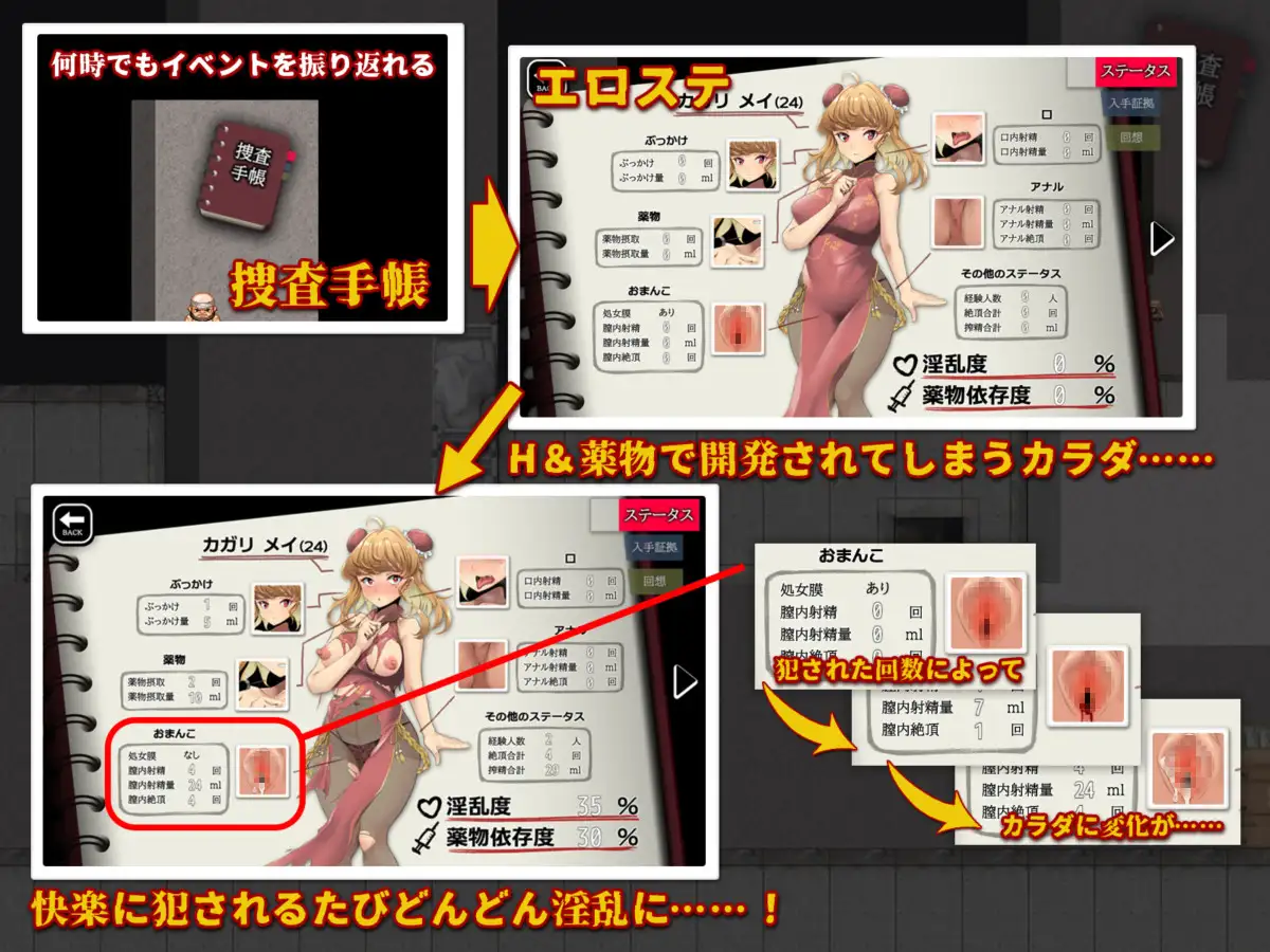 [日式RPG] 特别对策4班香格里·梅的潜入搜查 ～查处违法药品～ 特対4班カガリ メイの潜入捜査 ～違法ドラック摘発せよ～AI汉化版+存档[10月新作/1.2G]