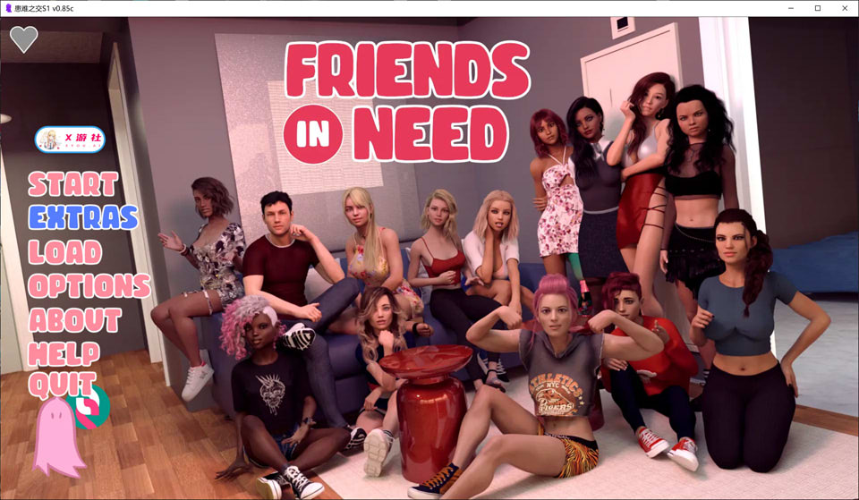 【欧美SLG/动态/汉化】需要帮助的朋友（Friends in Need）S1 V0.85c AI汉化版[PC+安卓][10月更新/4G]
