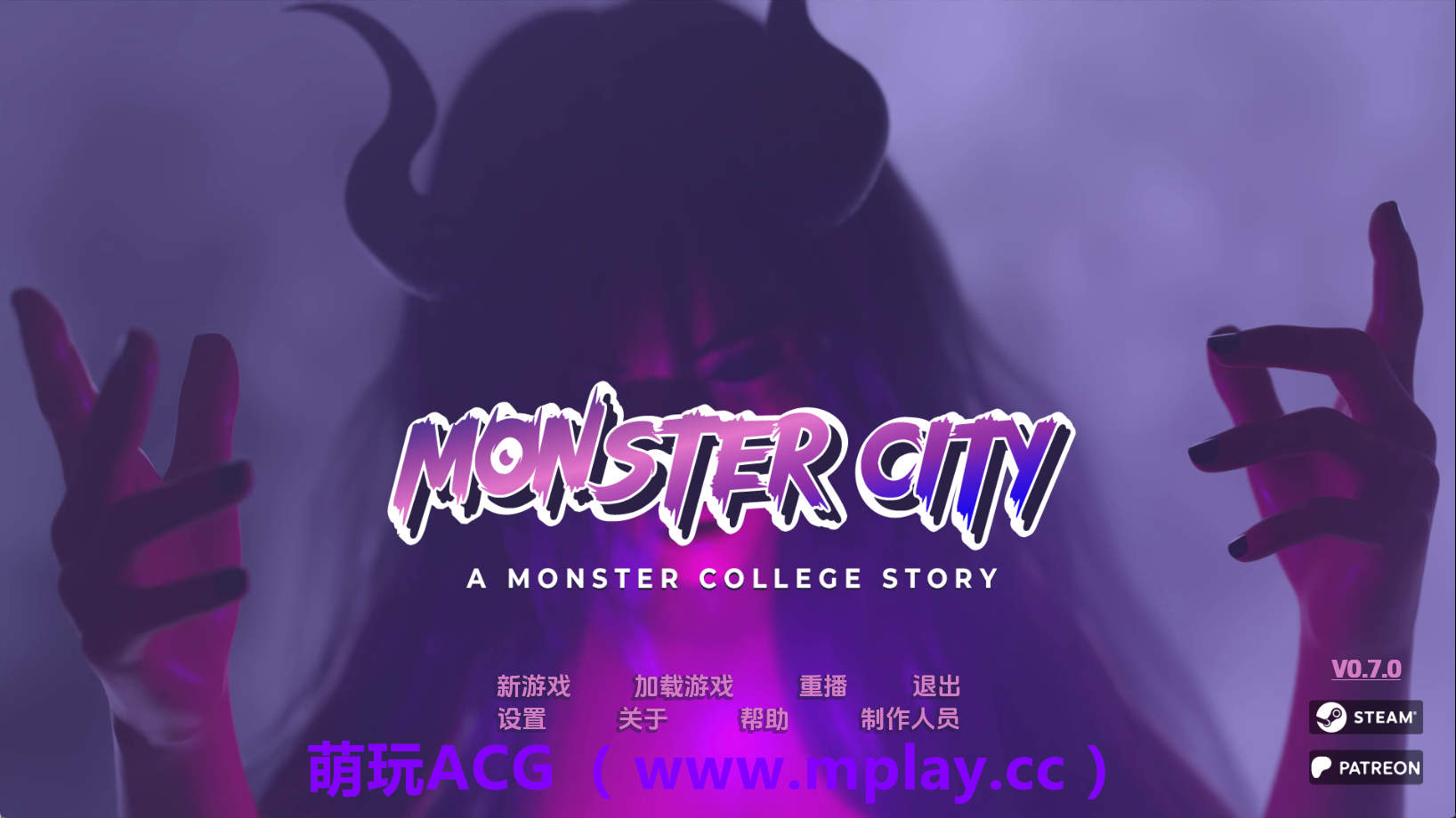 【PC+安卓+IOS/欧美SLG】怪物城市：怪物学院的故事v0.7.0 AI版【3.56G/汉化/动态/更新】