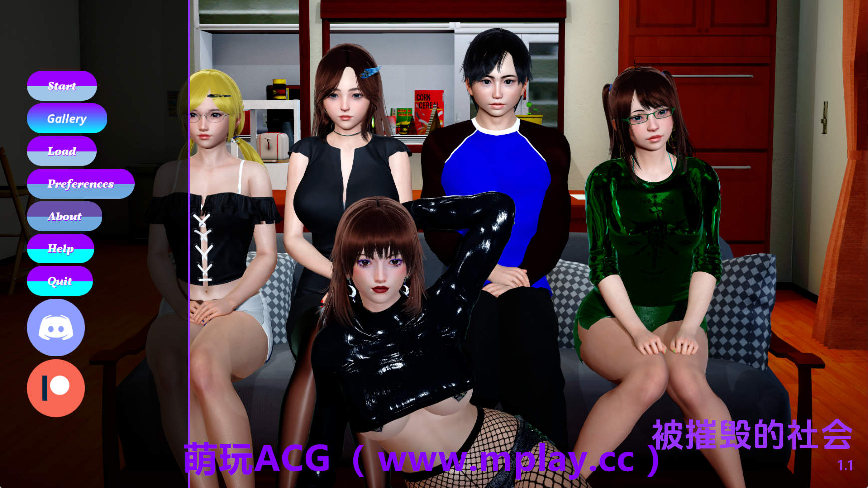 【PC+安卓+IOS】社会被摧毁v1.1【2.56G/汉化/动态】