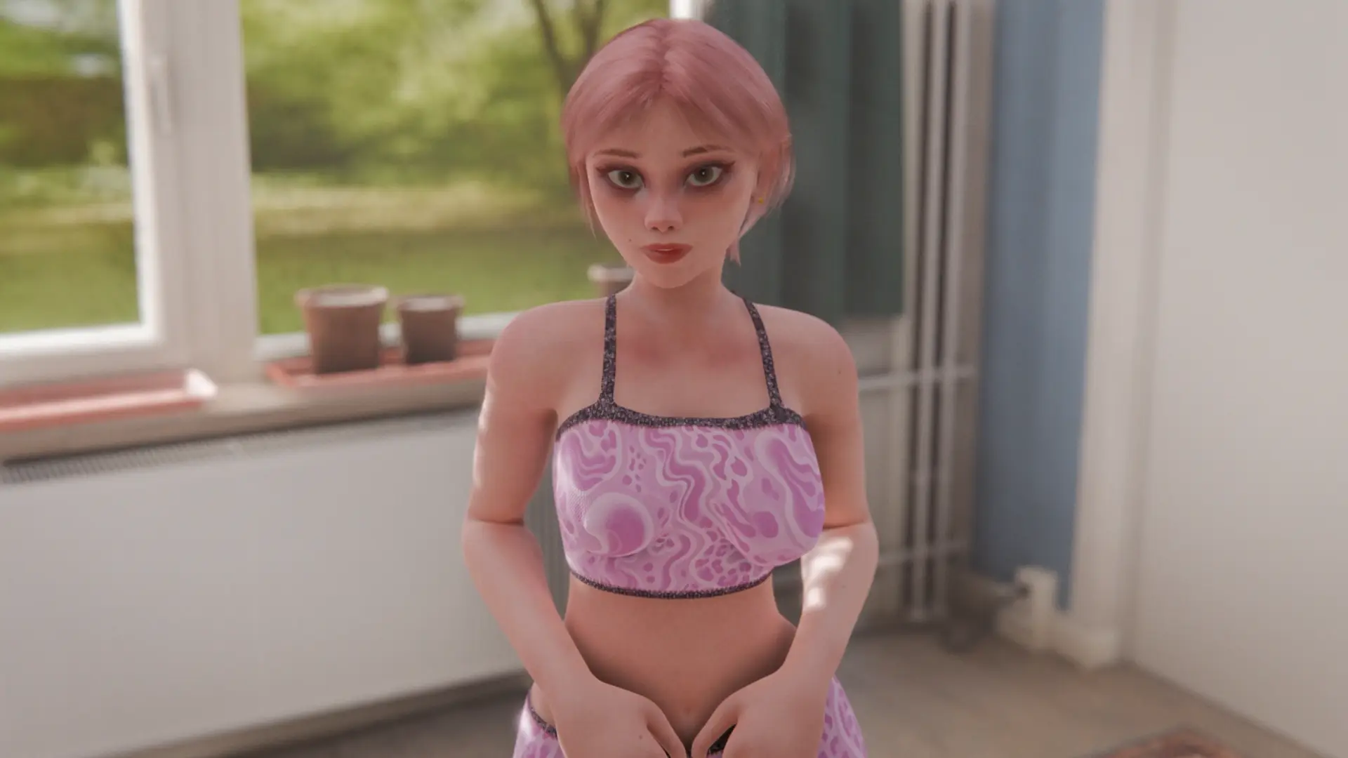 【PC、安卓、IOS可用】欧美SLG游戏《我的女孩喜欢手铐》v0.3 AI版,827M,已汉化,沙盒玩法,有更新